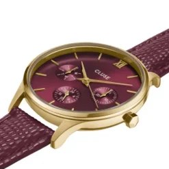 Cluse Lederarmband-Minuit Multifunction Gold - CW10706