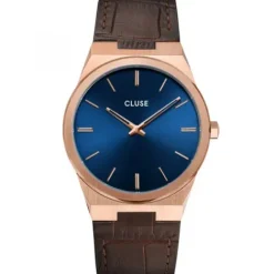 Cluse Lederarmband-Vigoureux Rosé - CW0101503002