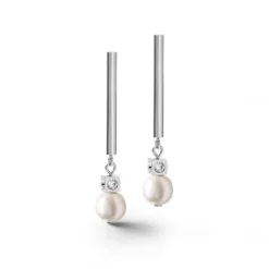 Coeur de Lion Ohrringe-Asymmetrie Süsswasserperlen Ohrstecker - 1102/21-1417