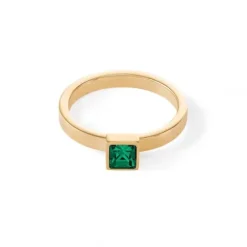 Coeur de Lion Ohrringe-Brilliant Square Small Ring - 0501/40-0549