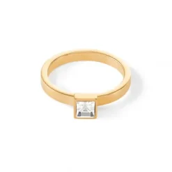 Coeur de Lion Ohrringe-Brilliant Square Small Ring - 0501/40-1816