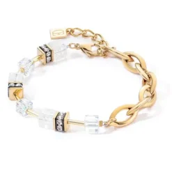 Coeur de Lion Armbänder-GeoCube Festive Layer Armband - 4523/30-1416