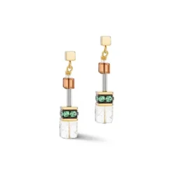 Coeur de Lion Ohrringe-GeoCube Iconic Nature Ohrstecker - 3018/21-0911