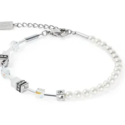 Coeur de Lion Armbänder-GeoCube Mini Fusion Pearls Armband - 4087/30-1417