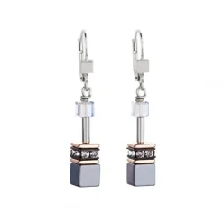 Coeur de Lion Ohrringe-GeoCube Ohrhänger - 4015/20-0730
