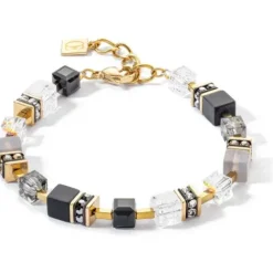 Coeur de Lion Armbänder-GeoCube Precious Statement Armband - 3039/30-1316