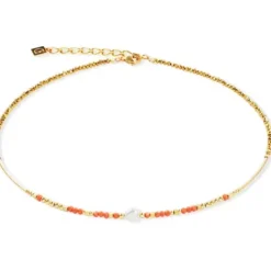 Coeur de Lion Halsketten-Sunset Pearl Halskette - 4358/10-0323