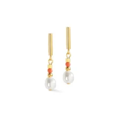Coeur de Lion Ohrringe-Sunset Pearl Ohrstecker - 4358/21-0323