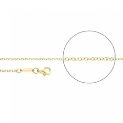 Der Kettenmacher Halsketten-Erbskette Gold Diamantiert