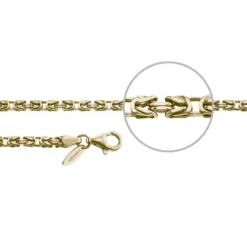 Der Kettenmacher Halsketten-Königskette Gold Diamantiert