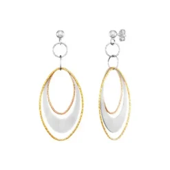 Der Kettenmacher Ohrringe-Rhombus Ohrringe - FAN14-ORTR