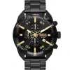 Diesel Metallarmband-Spiked Chronograph - DZ4644