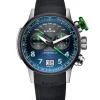 Edox Silikonarmband-Chronorally Chronograph - 38003 TINV BUNV