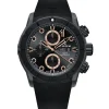 Edox Silikonarmband-CO-1 Carbon Chronograph Automatic - 01125 CCN NR