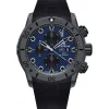 Edox Silikonarmband-CO-1 Carbon Chronograph Automatic - 01125 CLNGN BUNN