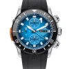 Edox Silikonarmband-CO-1 Chronograph Automatic Bezel Lock - 01128 3NOCA BUIDN