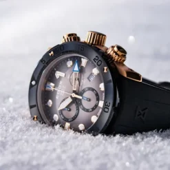 Edox Silikonarmband-CO-1 Date Chronograph - 10242 TINRCA BRDR