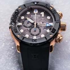 Edox Silikonarmband-CO-1 Date Chronograph - 10242 TINRCA BRDR