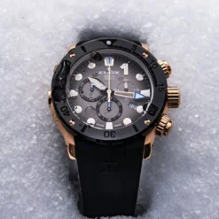 Edox Silikonarmband-CO-1 Date Chronograph - 10242 TINRCA BRDR