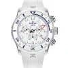 Edox Silikonarmband-CO-1 Date Chronograph - 10242 TINB BBUINR
