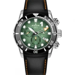 Edox Silikonarmband-CO-1 Date Chronograph - 10242 TIN VIN