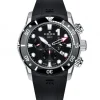 Edox Silikonarmband-CO-1 Date Chronograph - 10242 TIN NIN