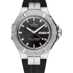 Edox Silikonarmband-Delfin Day Date Automatic - 88008 3CA NIN