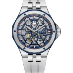 Edox Silikonarmband-Delfin Mecano - 85303 357BUCAB BUIRB