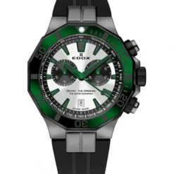 Edox Silikonarmband-Delfin The Original Chronograph - 10112 37GNVCA ANV