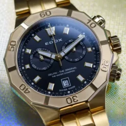 Edox Metallarmband-Delfin The Original Chronograph - 10113 37JM NID