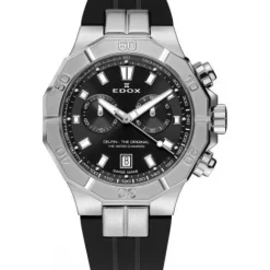 Edox Silikonarmband-Delfin The Original Chronograph - 10113 3CA NIN