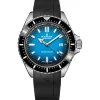 Edox Silikonarmband-Neptunian Date Automatic - 80120 3NCA BUIDN