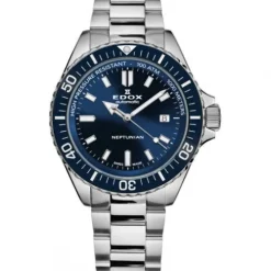 Edox Metallarmband-Neptunian Date Automatic - 80120 3BUM BUF