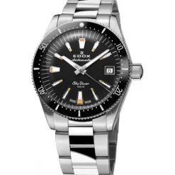 Edox Metallarmband-SkyDiver 38 Date Automatic Limited Edition - 80131 3NM NIB
