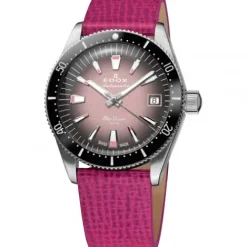 Edox Lederarmband-SkyDiver 38 Date Automatic Limited Edition - 80131 3NC NDRO