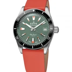 Edox Lederarmband-SkyDiver 38 Date Automatic Limited Edition - 80131 3NC VI