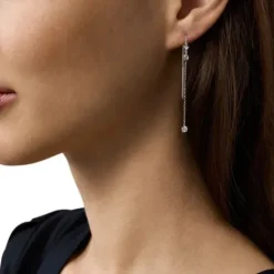 Emporio Armani Ohrringe-Eagle Logo Ohrhänger - EG3617040