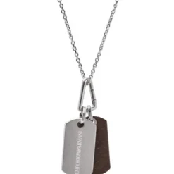 Emporio Armani Halsketten-Eagle Logo Halskette - EGS3133040