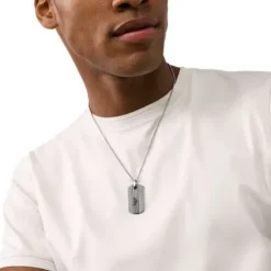 Emporio Armani Halsketten-Eagle Logo Halskette - EGS3149040