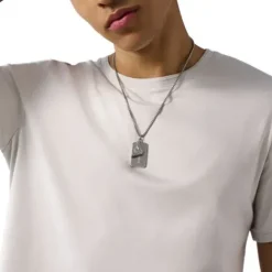 Emporio Armani Halsketten-Eagle Logo Halskette - EGS3167040