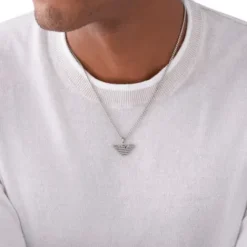 Emporio Armani Halsketten-Eagle Logo Halskette - EGS2916040