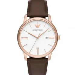 Emporio Armani Lederarmband-Minimalist - AR11572