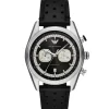 Emporio Armani Lederarmband-Racer Chronograph - AR11635
