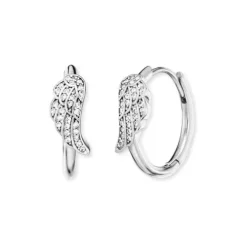 Engelsrufer Ohrringe-Creolen Flügel - ERE-LILWING-ZI-CR