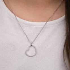 Engelsrufer (Kette mit) Herz-Halskette Herz - ERN-HEARTSHINY-ZI