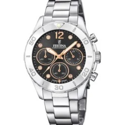 Festina Metallarmband-Boyfriend Chronograph - F20603/6
