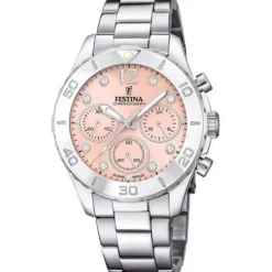 Festina Metallarmband-Boyfriend Chronograph - F20603/7