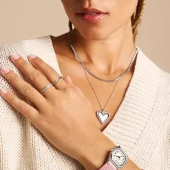 Fossil (Kette mit) Herz-Jewelry Halskette - JF04836040