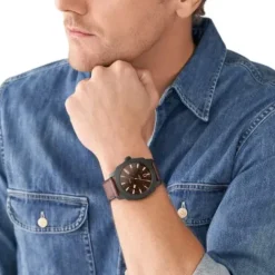 Fossil Lederarmband-Machine - FS5972