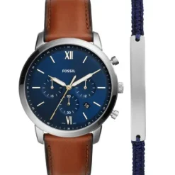 Fossil Lederarmband-Neutra Chrono - FS5708SET